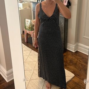 R13 star print silk dress